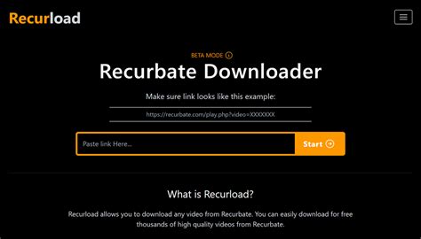 Download Recurbate videos for free using Google Chrome。